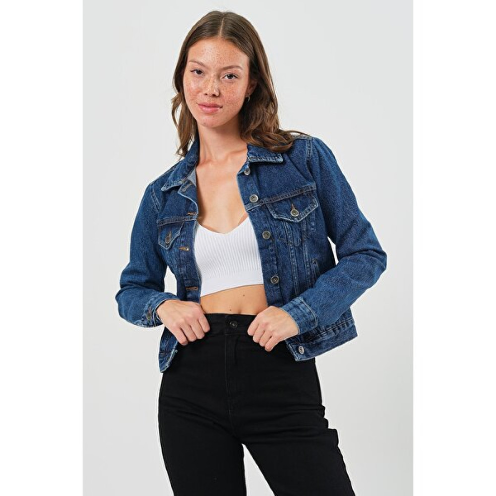 Denim Republic Kadın Mavi Basic Kot Ceket Bayan Ceket Fiyatı