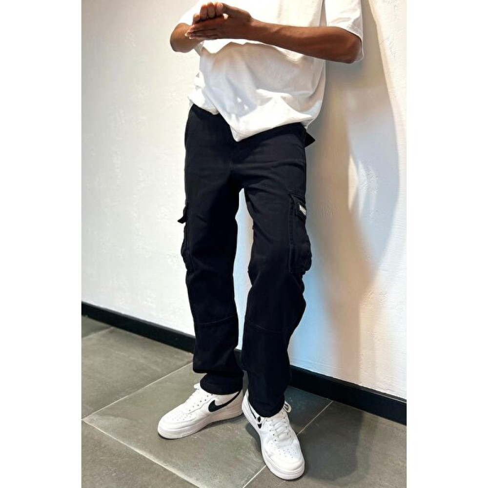 Denim Republic Siyah Kargo Baggy Pantolon Erkek Erkek Pantolon Fiyatı