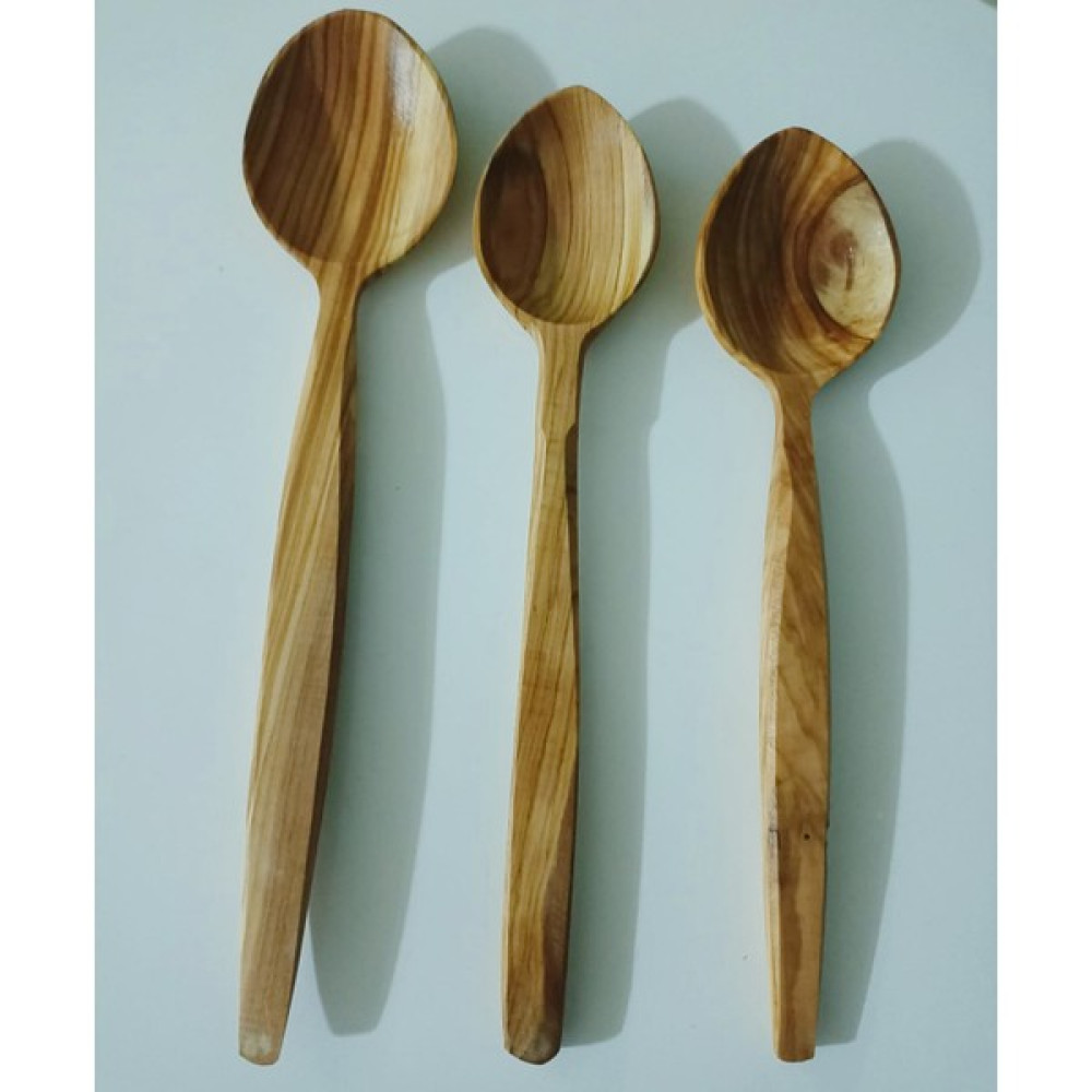 Deniz Ahşap Deniz Ahşapzeytin Ağacı 3lü Kaşık Seti Çatal / Kaşık / Bıçak Takımları Fiyatı