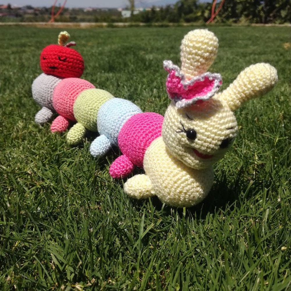 Deniz Marketim Tırtıl Oyuncak Amigurumi (Büyük) Oto Boyaları Fiyatı