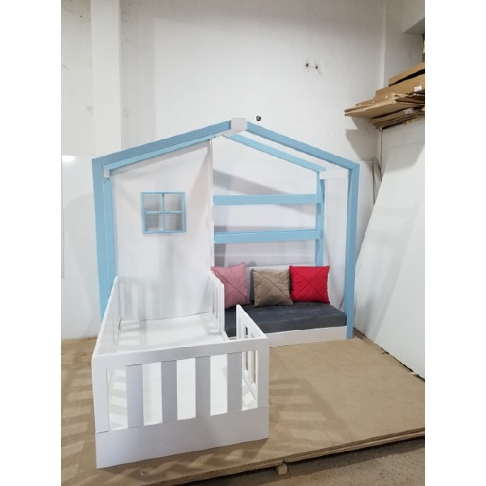 Deniz Mobilya Sitil Genç Odası Yatak Yeri 90 x 190DIR Koltuk Yeri 60 x 120 Kople Mdf - 100 x 200 cm - Beyaz Karyola Fiyatı