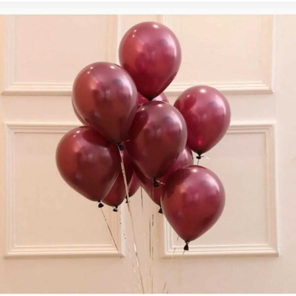 Deniz Party Store Bordo Renk Lateks Balon 10 Lu Diğer Fiyatı