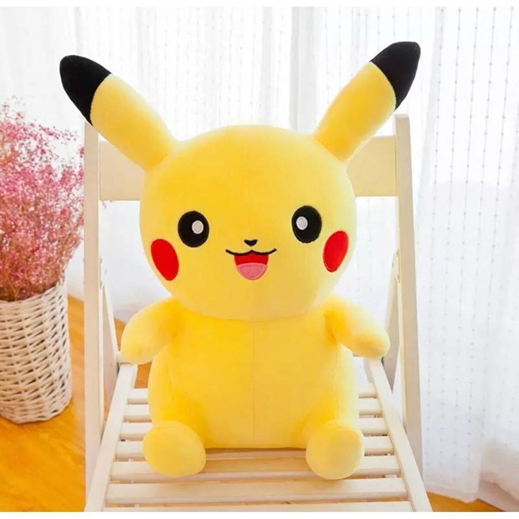 Deniz Sport Ithal Soft Kumaş Pokemon Go Pikachu Figür Peluş Oyuncak Büyük Boy Uyku & Oyun Arkadaşı Pikachu 38 cm - 1018 Sarı Anne Bebek Oyuncak Fiyatı