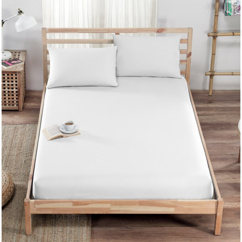 Denizli Alez Fitted Su Sıvı Geçirmez Yatak Koruyucu % 100 PAMUK - Beyaz - 100 x 200 cm Alez / Yatak Koruyucu Fiyatı