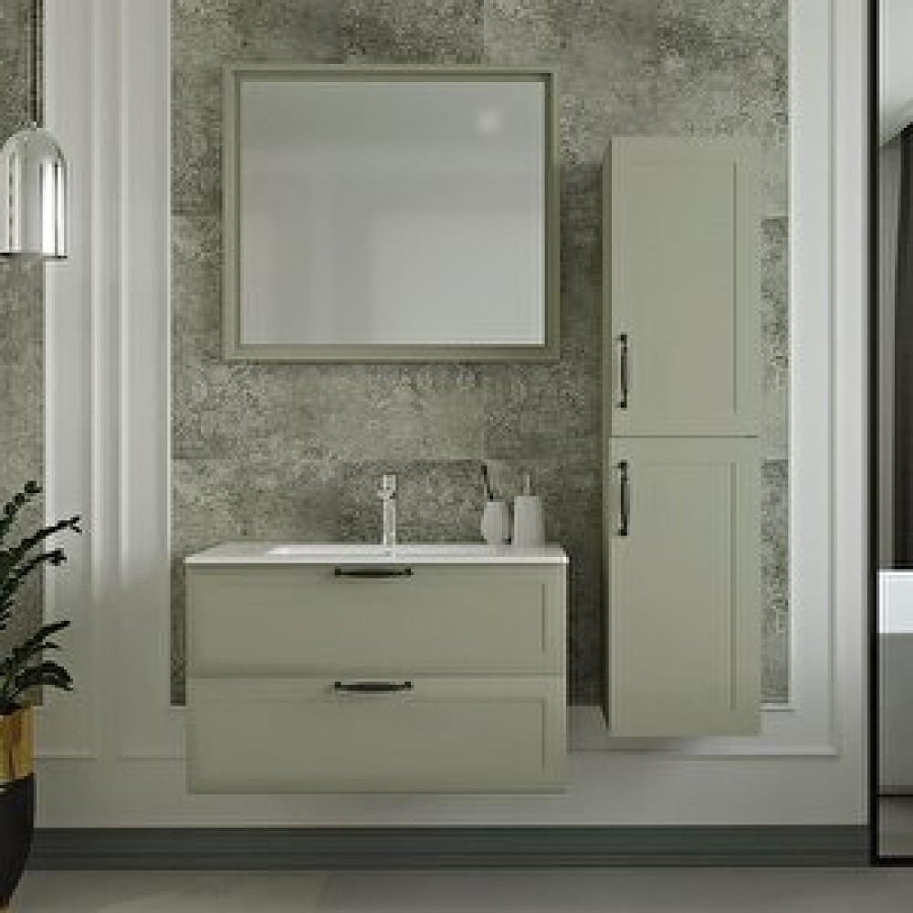 Denko Banyo Denko Beyoğlu 85 Cm Mdf Gri Banyo Dolabı Takımı Ve Boy Dolabı Banyo Dolabı / Mobilyası Fiyatı