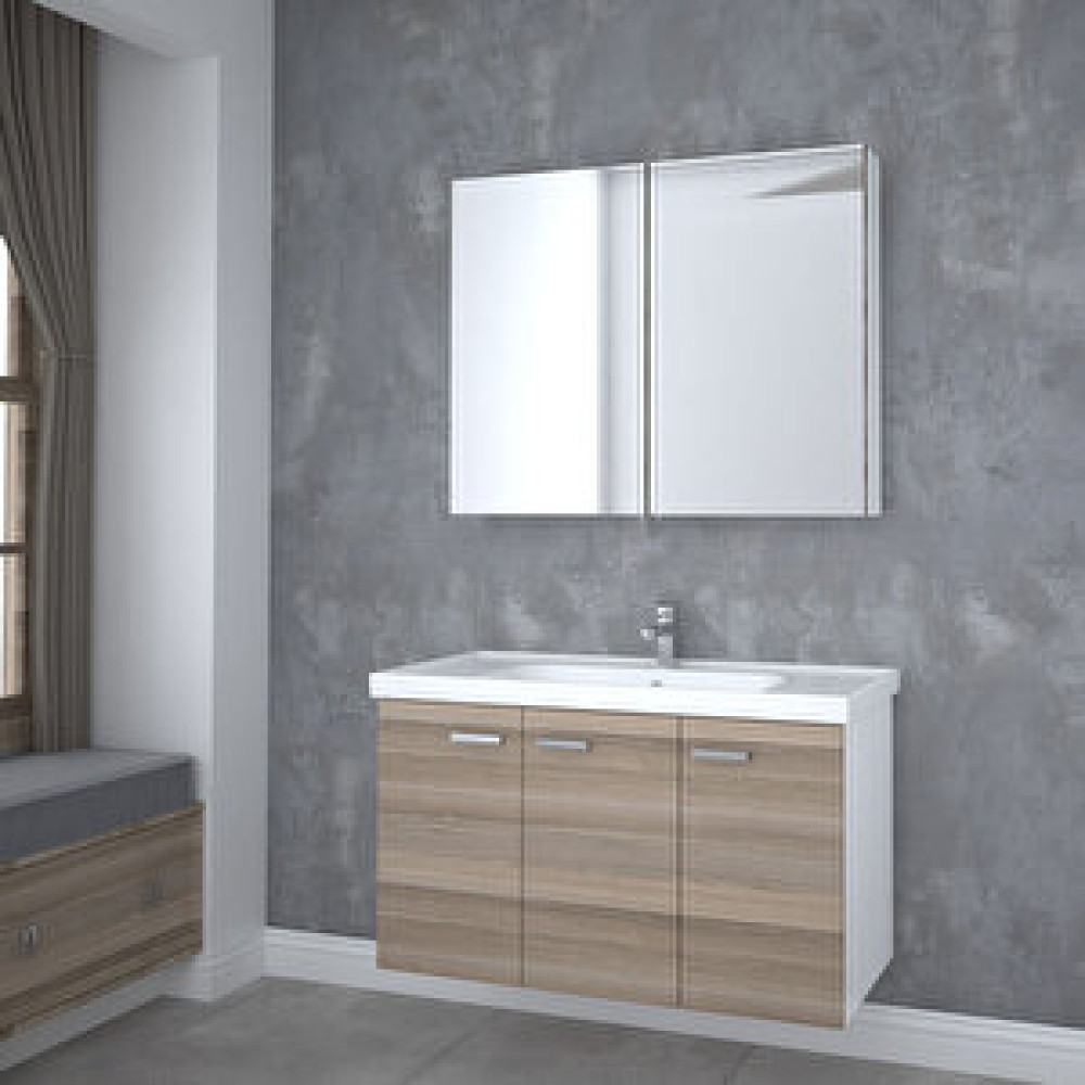 Denko Banyo Terra Banyo Dolabı Alize 100 cm Banyo Dolabı / Mobilyası Fiyatı
