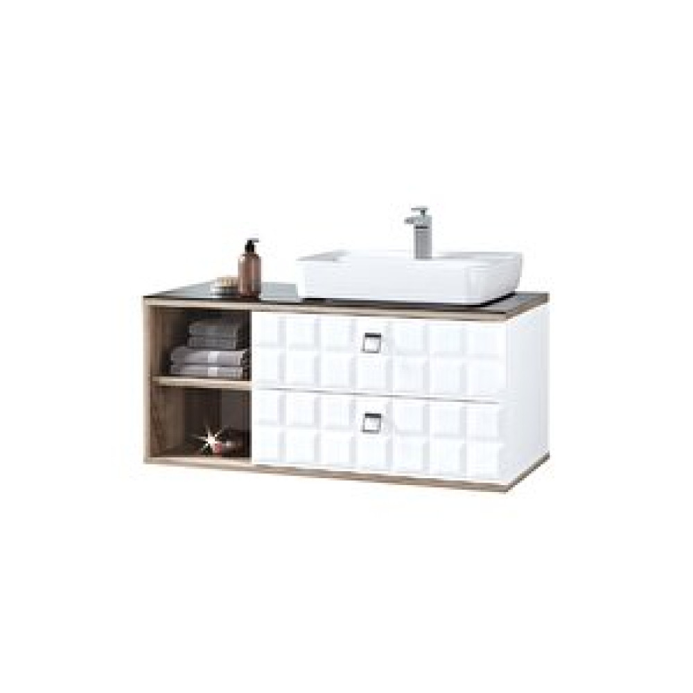 Denko Banyo Turkuaz Duru Lavabo 50*40 Cm, Denko Oscar Banyo Alt Dolabı Banyo Dolabı / Mobilyası Fiyatı
