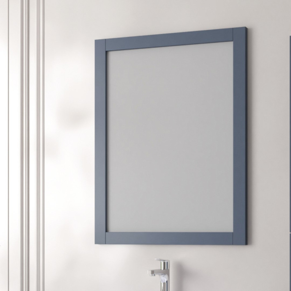 Denko Beyoglu 75 Cm Mdf Mat Lacivert Banyo Dolabi Aynali Ust Modulu Banyo Dolabı / Mobilyası Fiyatı