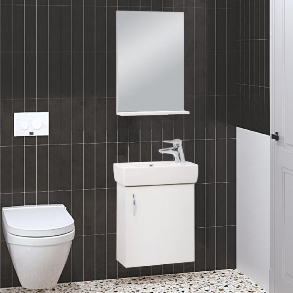 Denko Minica 50 Cm Mdf Beyaz Banyo Dolabı Takımı Banyo Dolabı / Mobilyası Fiyatı