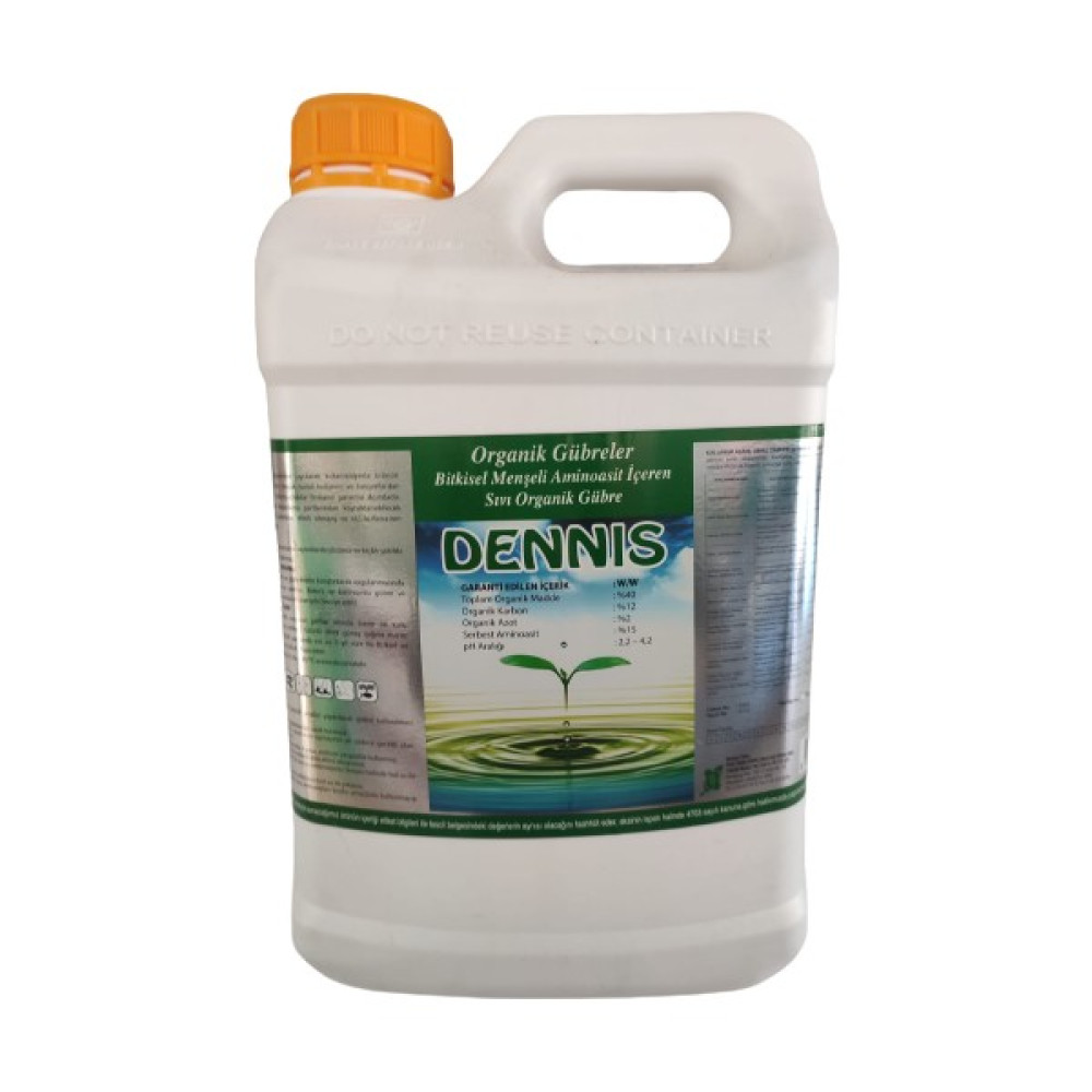 Dennis 5 Litre Bitkisel Menşeli Sıvı Organik Köklendirici Gübre Gübre Fiyatı