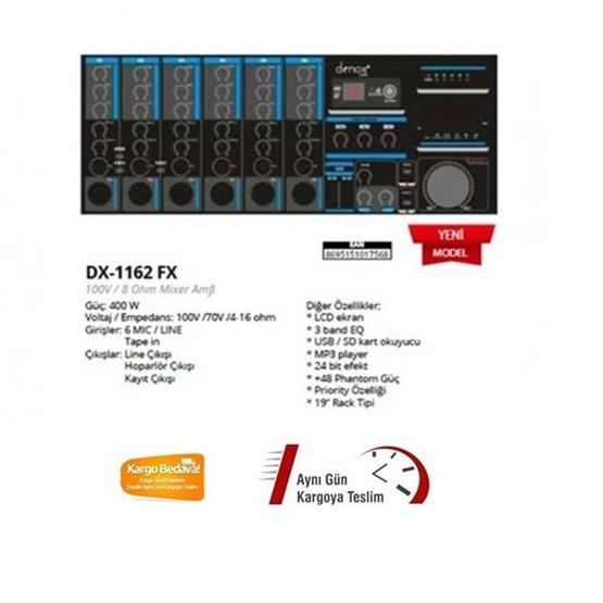 Denox DX-1162 FX Mikser Anfi