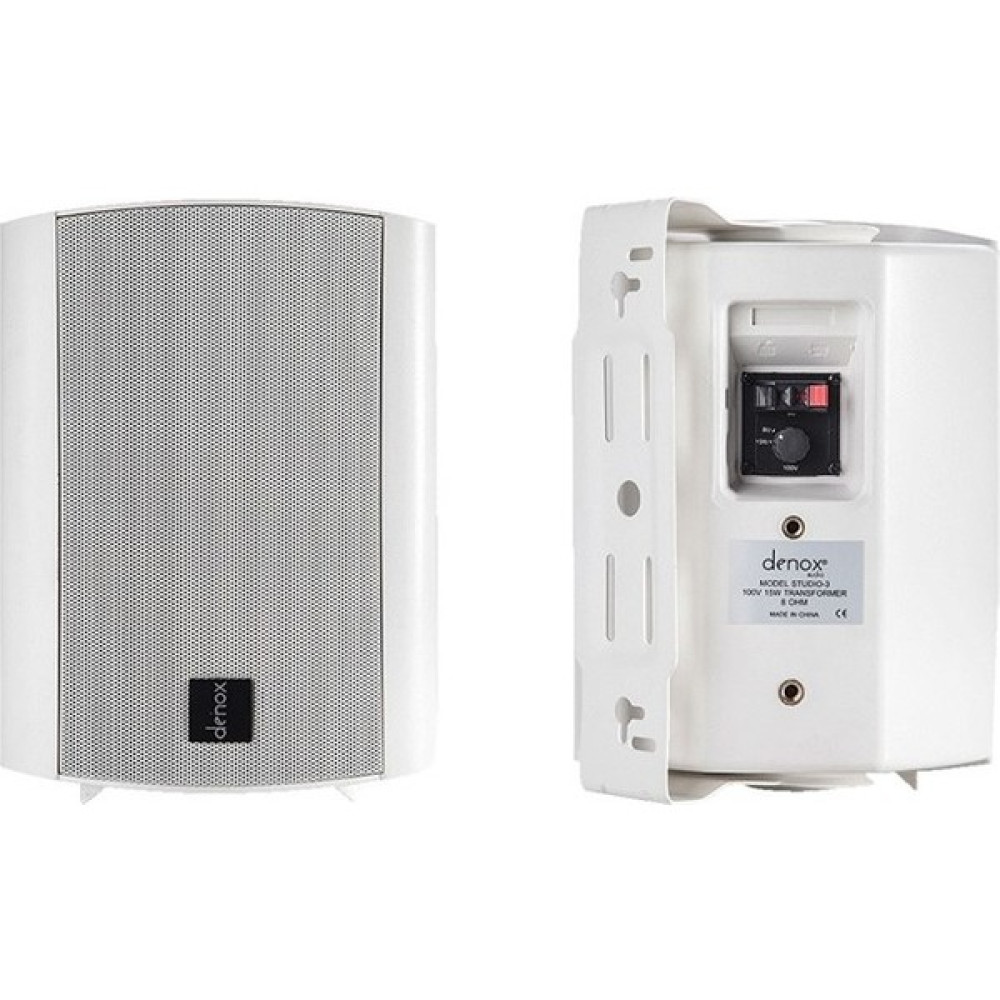 Denox Studio 3W 5 İnç 180W 100V 8 Ohm Duvar Hoparlör - Takım Beyaz Stüdyo ve Sahne Ekipmanları Fiyatı