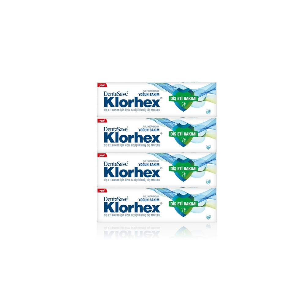 Dentasave Klorhex %0.02 Yoğun Bakım Diş Macunu 75 ml X 4 Adet Diş Macunları Fiyatı