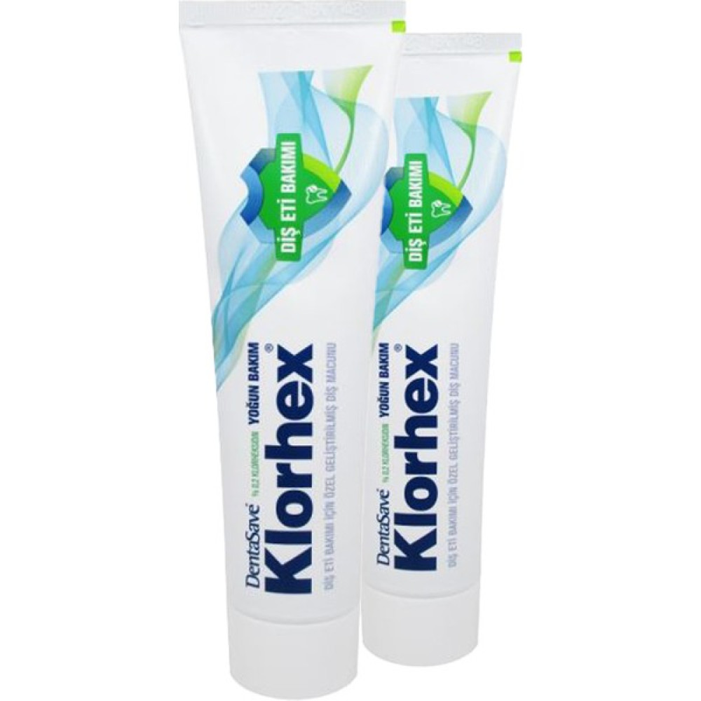 Dentasave Klorhex Diş Macunu Yoğun Bakım 75 ml x 2 Diş Macunları Fiyatı