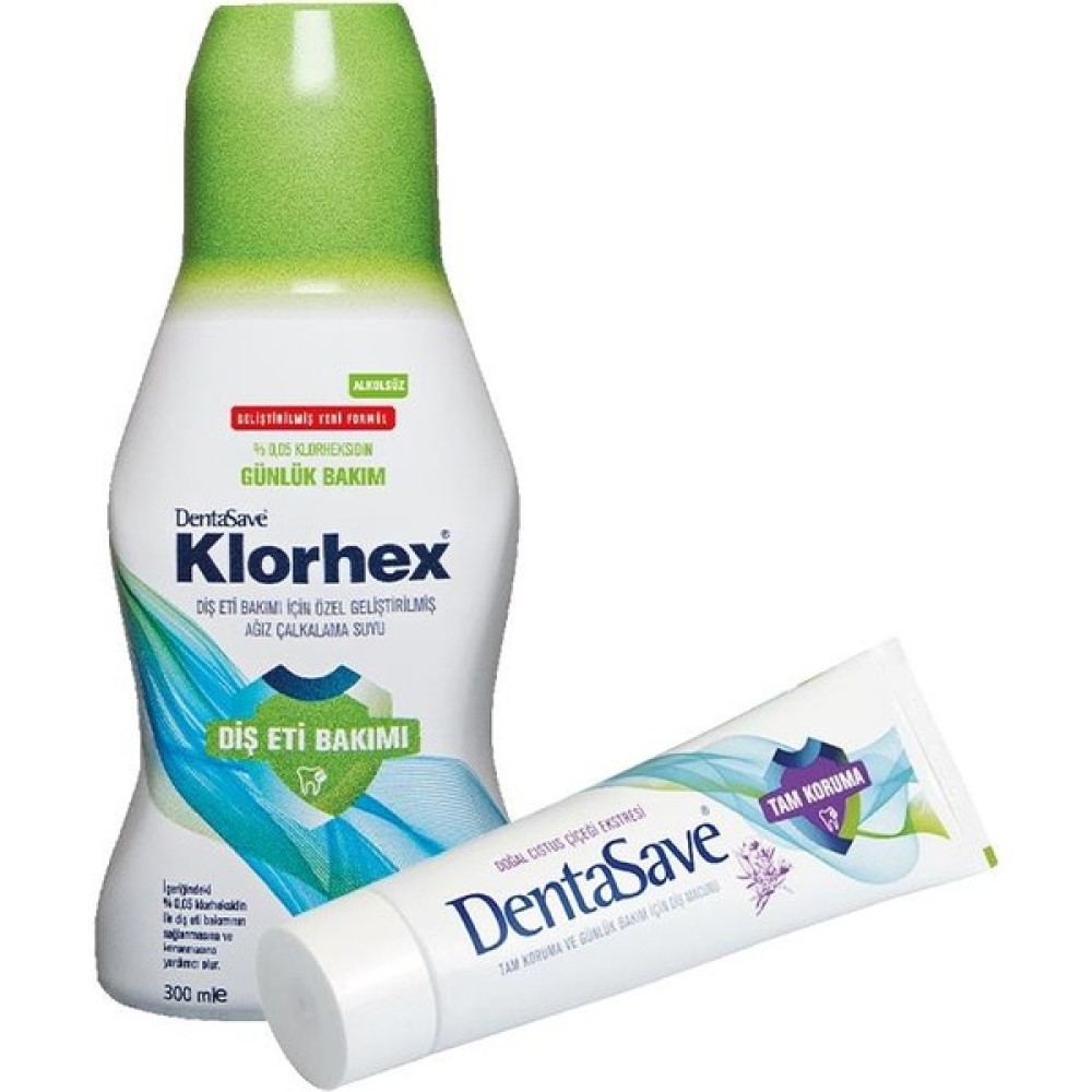 Dentasave Klorhex Günlük Bakım Ağız Çalkalama Suyu 300 ml Diş Macunu Çinko 75 ml Ağız Gargara ve Spreyi Fiyatı