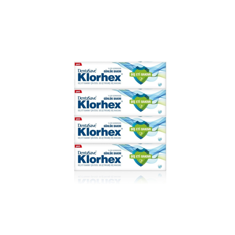 Dentasave Klorhex Günlük Bakım Diş Macunu 75 ml X 4 Adet Diş Macunları Fiyatı