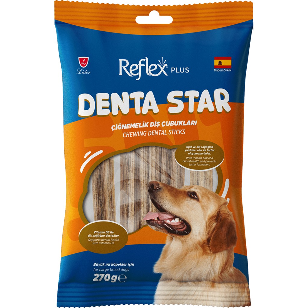 Dentastar / Çiğnemelik Diş Çubukları Büyük Irk Yetişkin Köpek Ödül Maması 270GR Evcil Hayvan Ürünleri Fiyatı