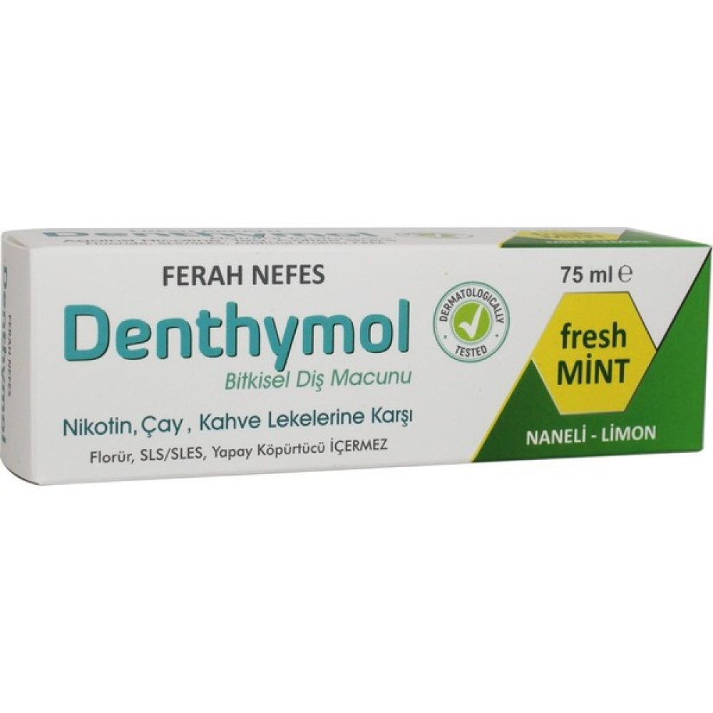 Denthymol Dıs Macunu Denthymol Bıtkısel Ferah Nefes 75 Ml - 1 Diş Macunları Fiyatı