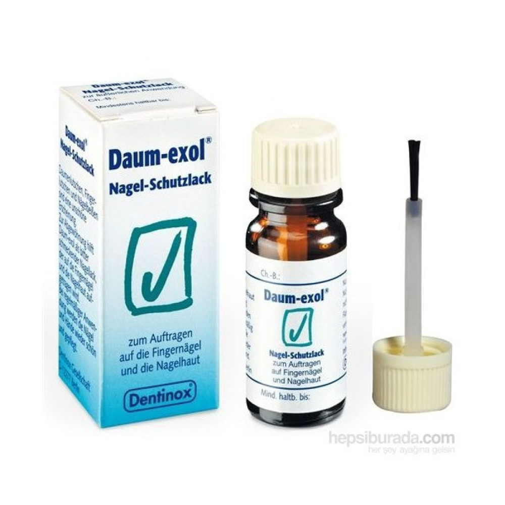 Dentinox Daum-Exol Tırnak Yeme Parmak Emme Önleyici Koruma Cilası Acı Oje Bebek Tırnak Makası Fiyatı