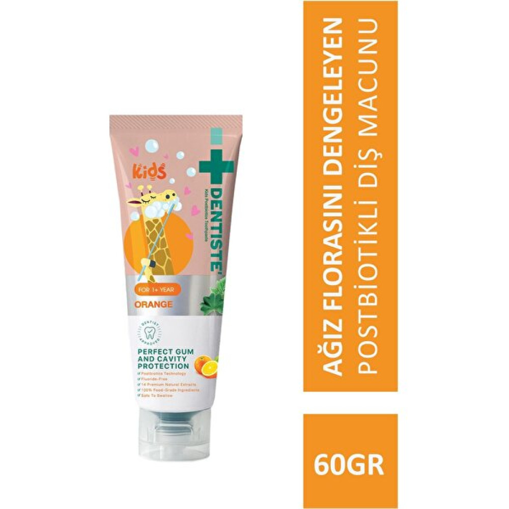 Dentiste Kids Florürsüz Portakal Aromalı Diş Macunu 1-6 Yaş Diş Macunları Fiyatı
