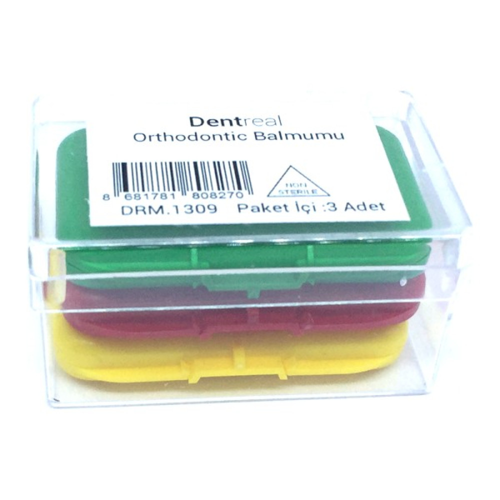Dentreal Orthodonti Mumu - Diş Teli Mumu 3'lü Paket Diş İpleri Fiyatı
