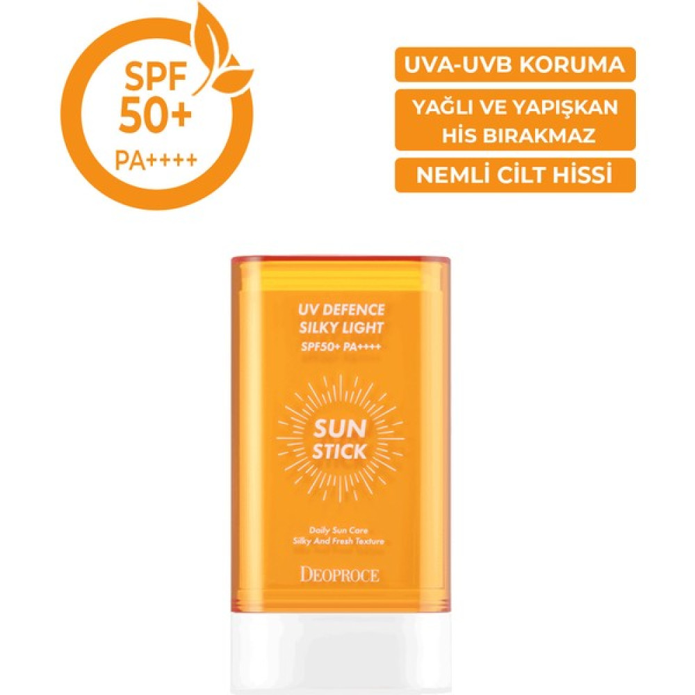 DEOPROCE Stick Güneş Kremi Ultra Hafif Doku SPF50+PA++++ Yüksek UV Koruma 18 gr Güneş Kremleri ve Losyonları Fiyatı