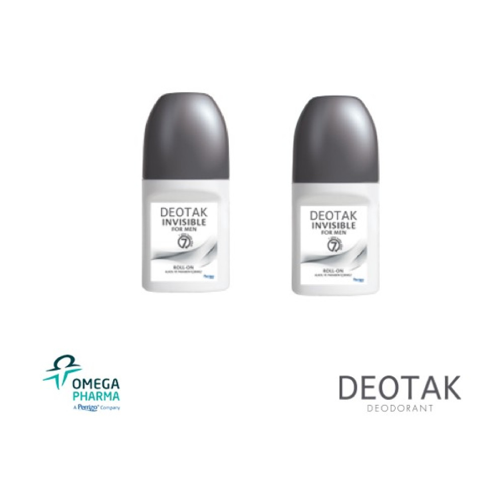 Deotak Invisible Roll-On Deodorant 35 Ml- 2 Adet Erkekler İçin - 35 ml Deodorantlar Fiyatı