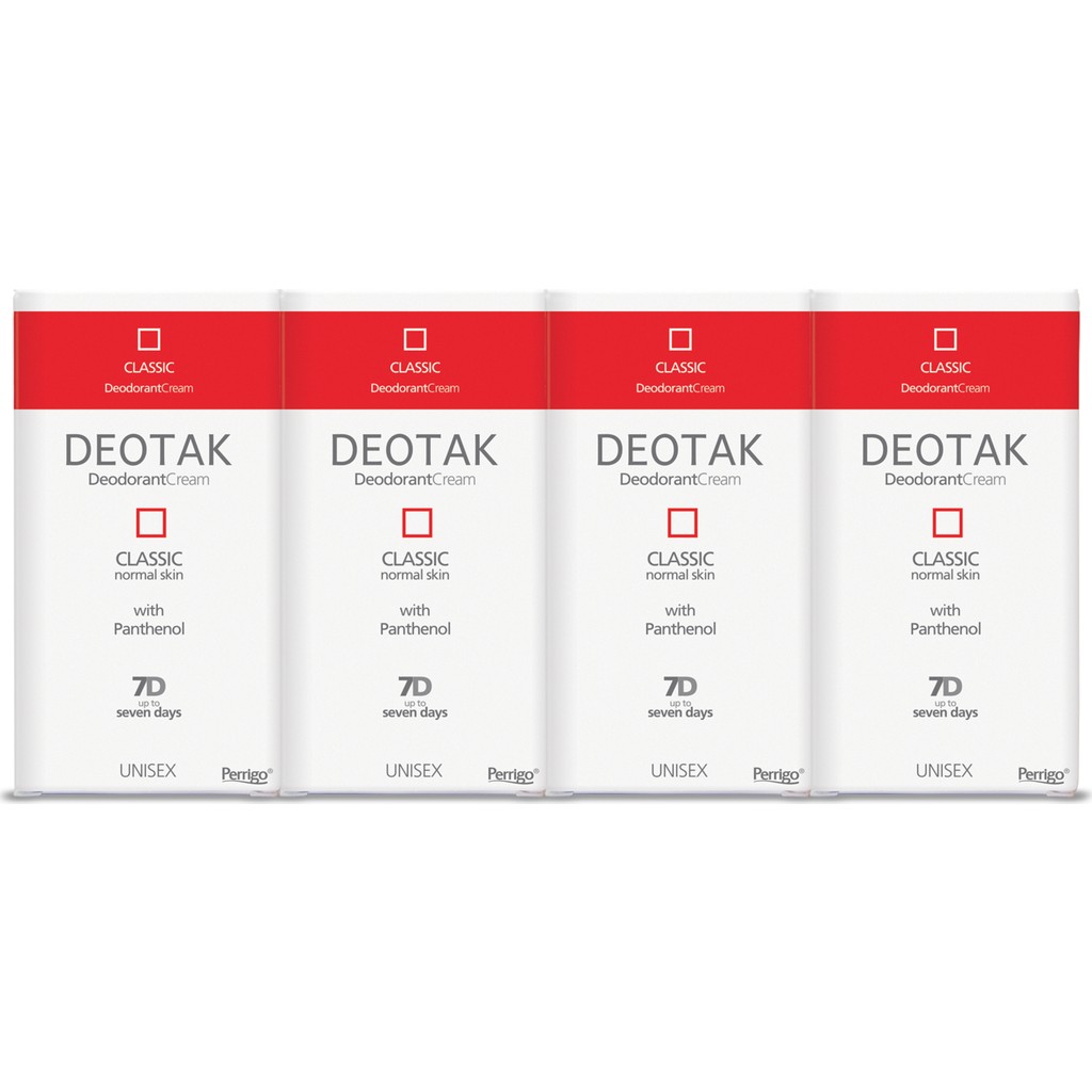 Deotak Krem Deodorant Klasik 4 Adet - 35 ml Deodorantlar Fiyatı