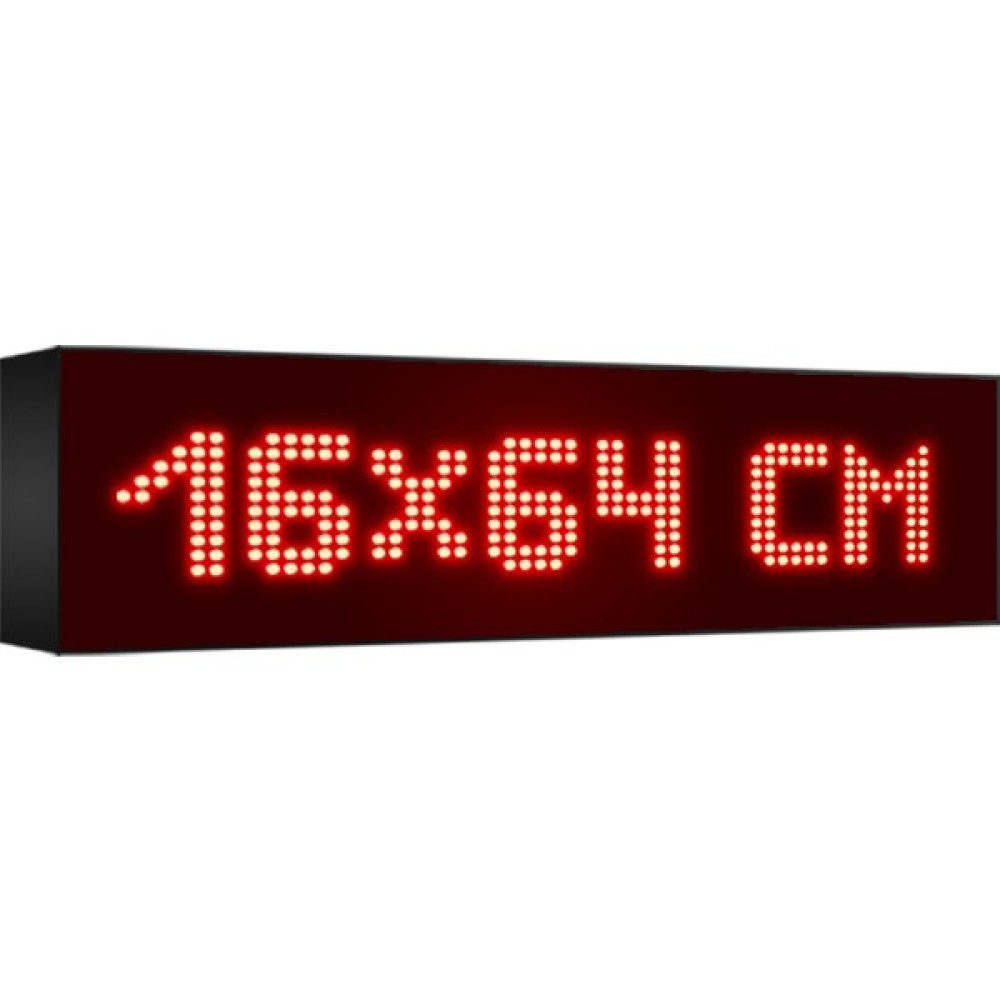 Depo Tabela Reklam Kırmızı Kayan Yazı LED Tabela 16 x 64 cm Tek Taraflı Depo Reklam Tabela Led Aydınlatmalar Fiyatı