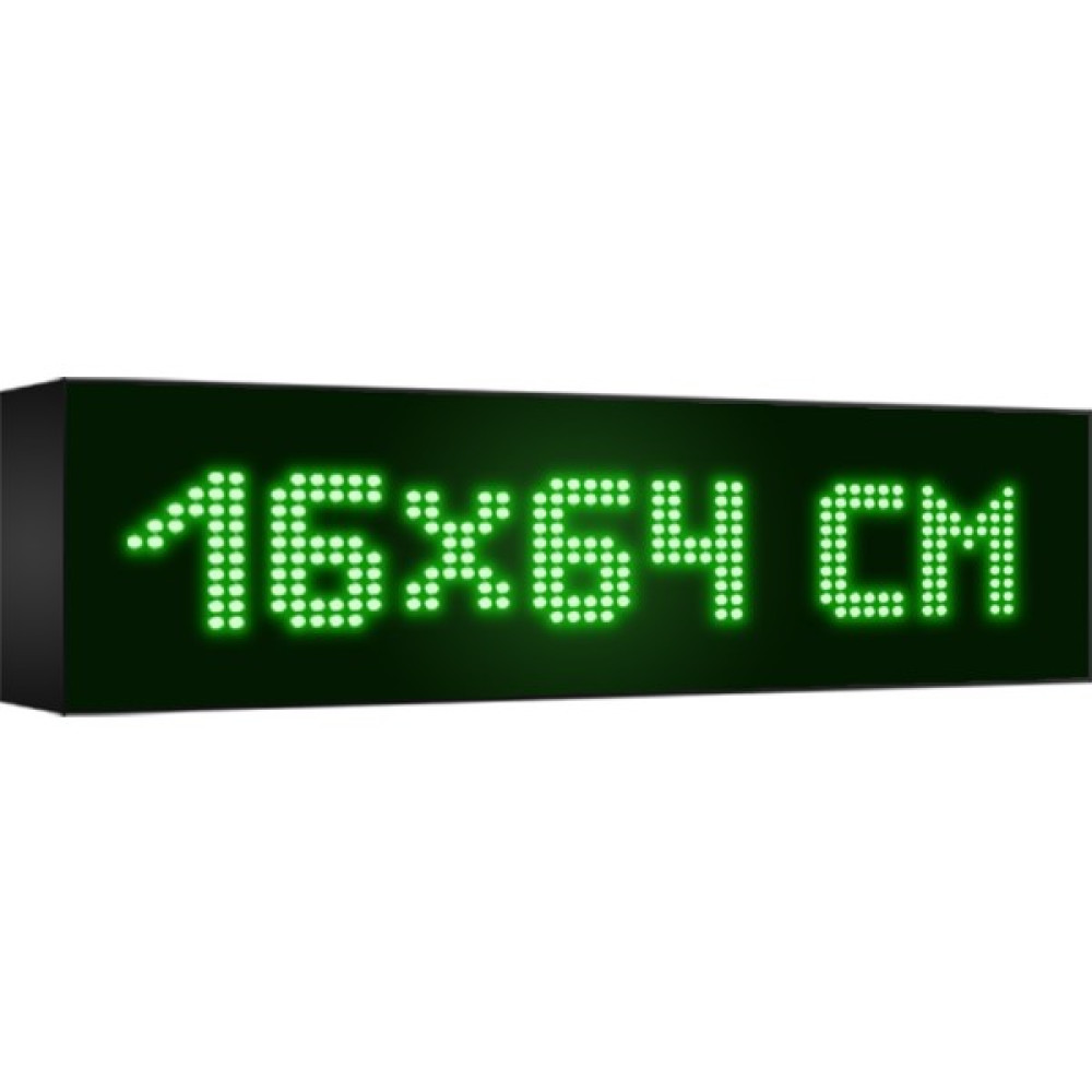 Depo Tabela Reklam Yeşil Kayan Yazı LED Tabela 16 X64 cm Tek Taraflı Depo Reklam Tabela - 16 x 64 cm Led Aydınlatmalar Fiyatı