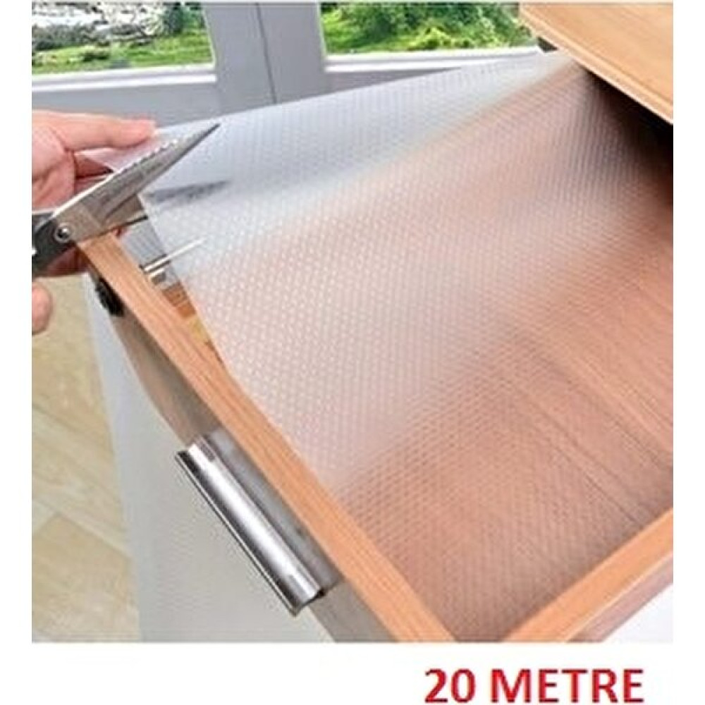 Depoevim Express Şeffaf Eva Kaymaz 45 cm x 20 Metre Raf Dolap Içi ve Çekmece İçi Örtü Nalburiye & Hırdavat Fiyatı