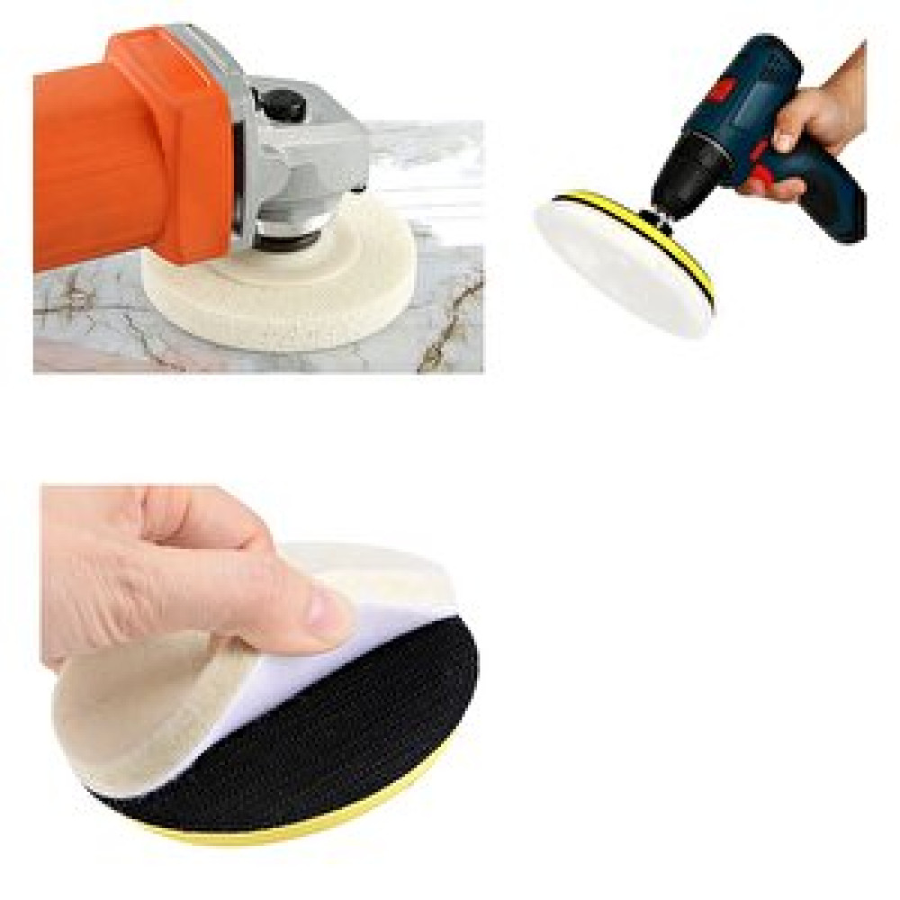 Depolife 115mm Keçe Taban M14 Poli̇saj Ci̇la Tabani Pasta Ci̇la parlatma polisaj için avuç taşlama uyumlu Oto Bakım & Yenileme Ürünleri Fiyatı