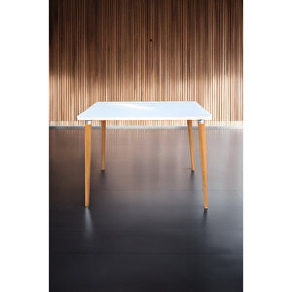Depolife Ahşap Ayaklı Mutfak Salon Yemek Masası 60x90 Cm Gürgen Masif Ayak Beyaz Çalışma Masası Yemek & Mutfak Masası Fiyatı