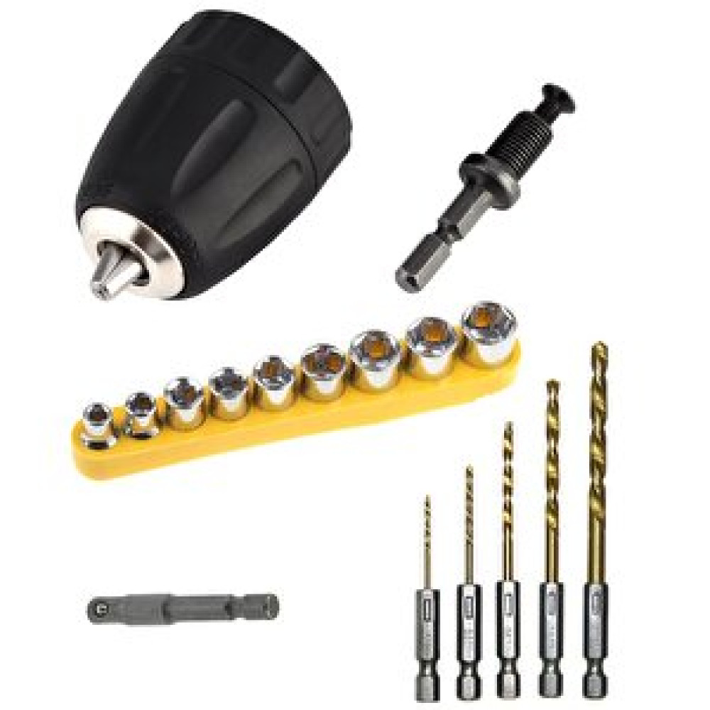Depolife Altıgen Hex Adaptörlü Shank 1/4" Girişli 3/8" Mandren Lokma Matkap Ucu Seti Matkaplar Fiyatı