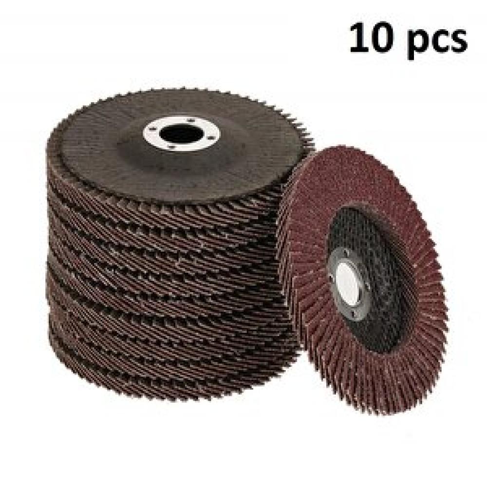 Depolife avuç taşlama makinesi için 115mm 10 Adet 60 kum yaprak zımpra Tekerleği 10lu Flap Disk Alüminyum Oksit Aşındırıcı Oto Bakım & Yenileme Ürünleri Fiyatı