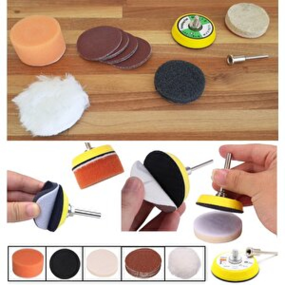 Depolife Dremel Proxxon Makineleri Için Polisaj Seti Cırtlı Taban Yün Keçe Zımpara Bone Skoch Sünger 16 Pcs Oto Bakım & Yenileme Ürünleri Fiyatı