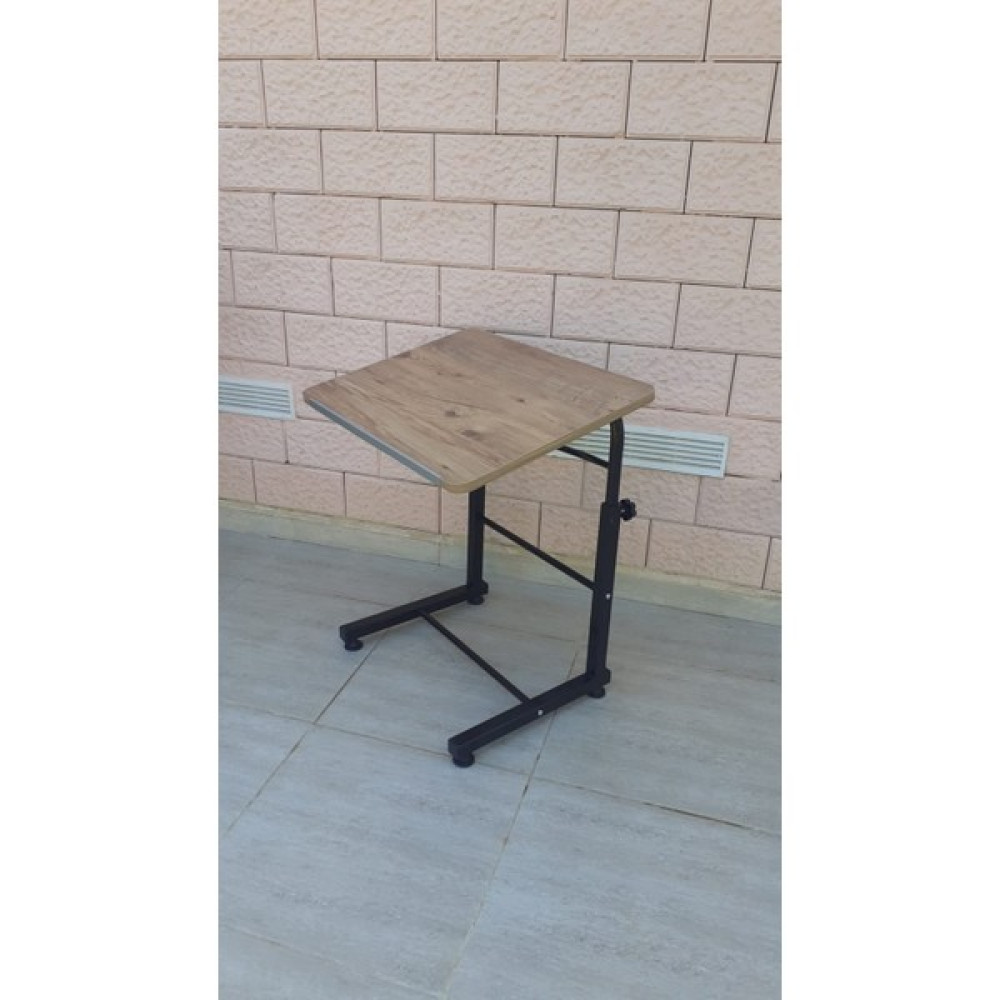 Depolife Eğim Yükseklik Ayarlı Laptop Sehpası Kahvaltı Ders Çalışma Bilgisayar Ofis Yemek Masası Metal Ayak - 60 x 45 cm - Sarı Çalışma Masası Fiyatı