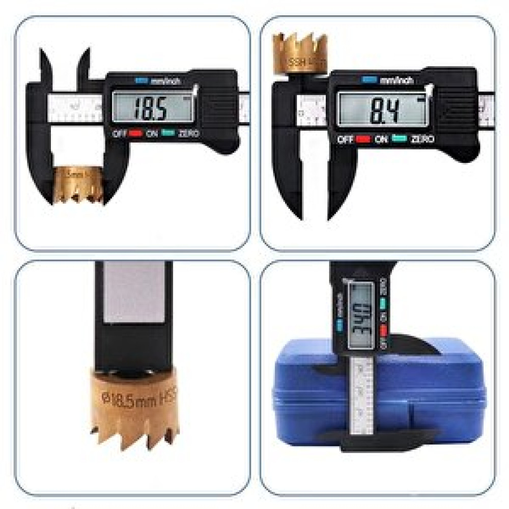 Depolife Elektronik Kumpas Dijital Göstergeli Karbon Fiber Yapı 150mm Hassas Ölçüm Diğer Test ve Ölçüm Cihazları Fiyatı