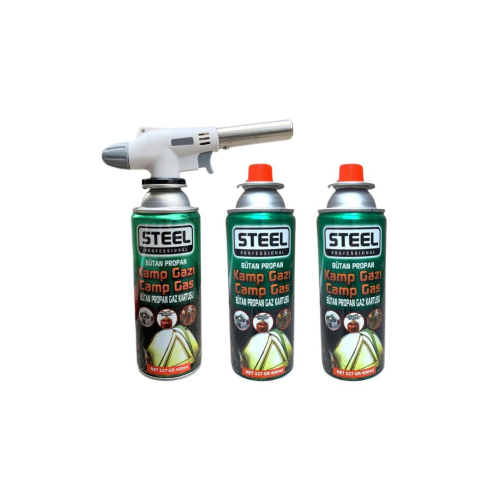 DepoMega 1300 Derece Orijinal Pürmüz Çakmak NO 920 + 3 Adet Steel Kartuş Kamp Mutfağı Fiyatı