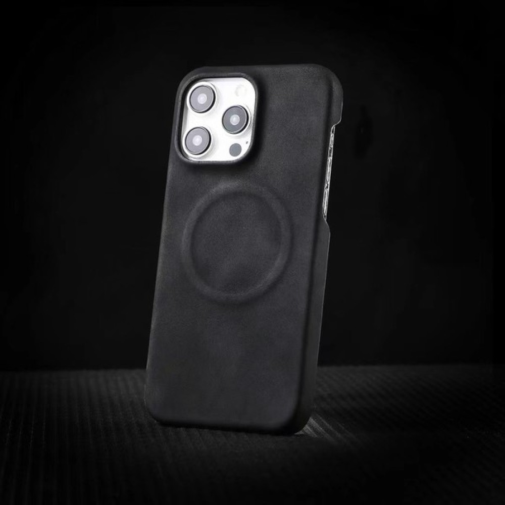 Deppo Trend Apple iPhone 16 Pro Uyumlu Deri Magsafe Kılıf Kablosuz Şarj Destekli Manyetik Kapak - Siyah Cep Telefonu Kılıfı Fiyatı