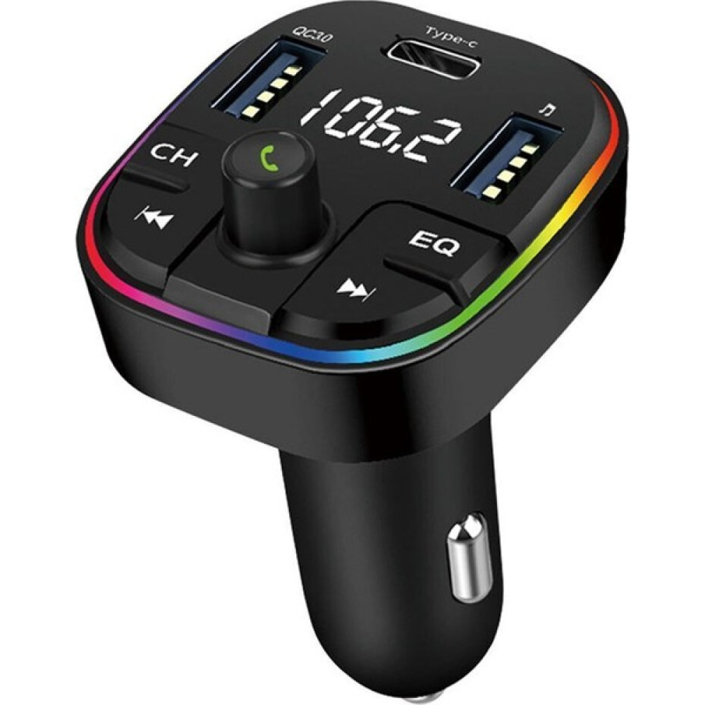 Deppo Trend Bluetooth Araç Kiti Araç Fm Transmitter USB Type-C Sd Kart Mp3 Flash Için Uygun Pd Çakmaklık Girişli Oto Transmitterleri Fiyatı