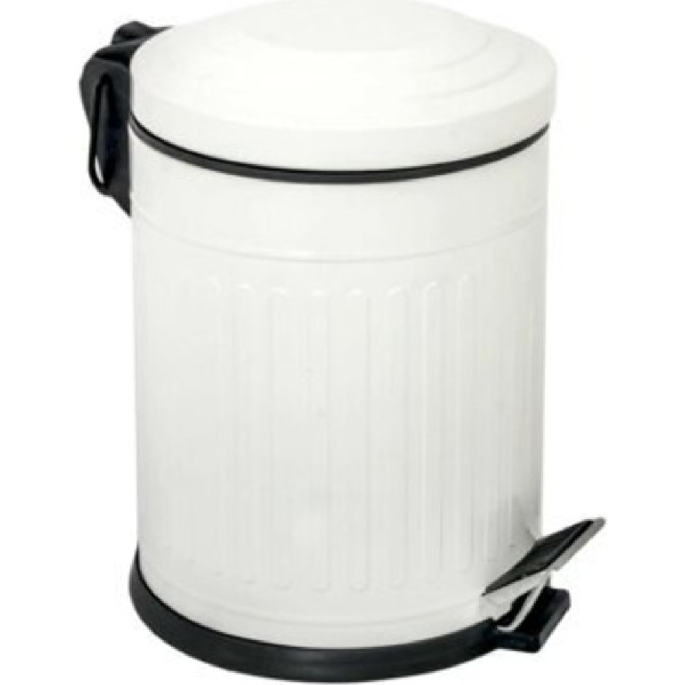 Depposite Çelik Metal 3 Litre Pedallı Çöp Kovası Beyaz Çöp Kutusu Eşya Saklama / Düzenleme Fiyatı