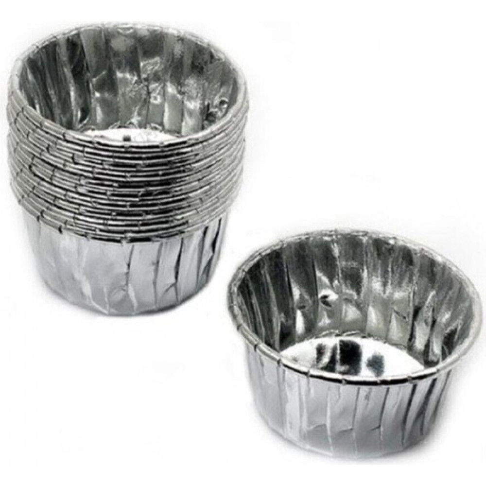 Depposite Cupcake Kalıbı Büyük Boy 62*40 Sufle-Muffin Kek Kalıbı - 50'li Gümüş Kek Kalıpları Fiyatı