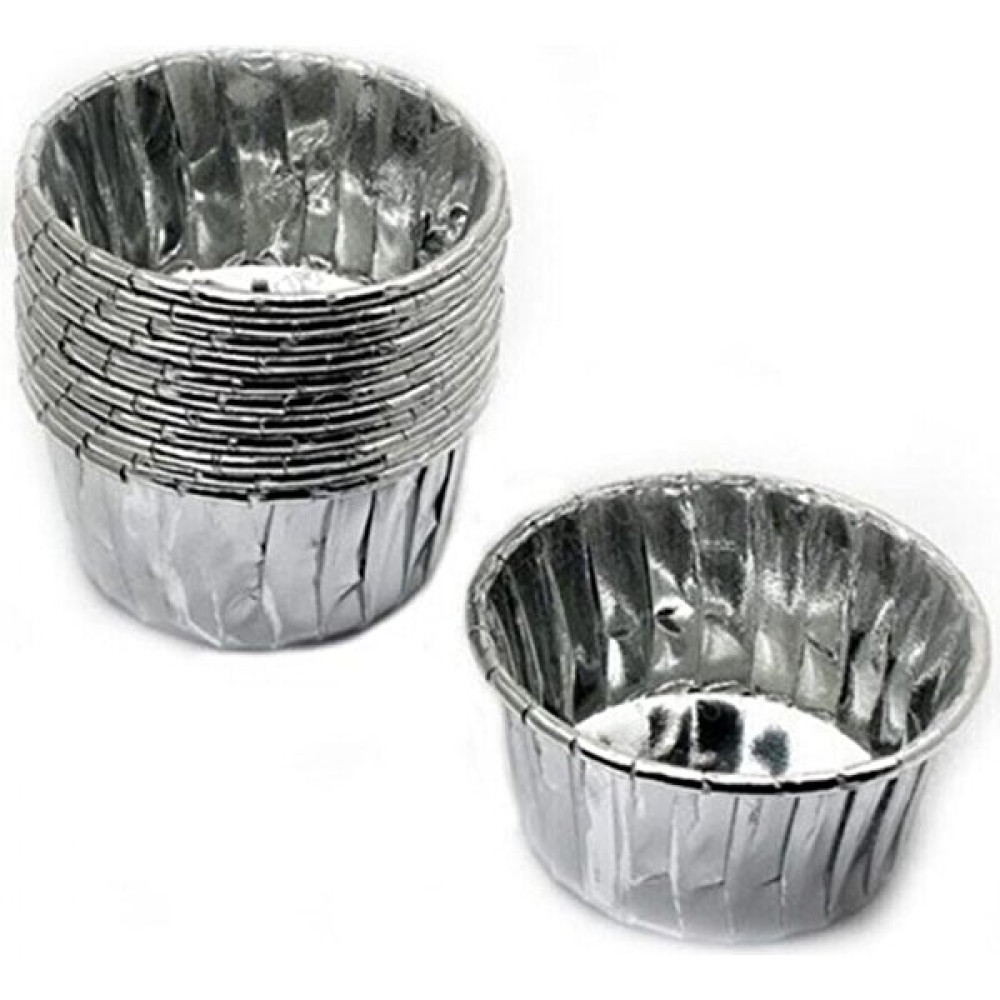 Depposite Cupcake Kalıbı Minik Boy 38*30 Sufle-Muffin Kek Kalıbı - 50 Adet Gümüş Kek Kalıpları Fiyatı