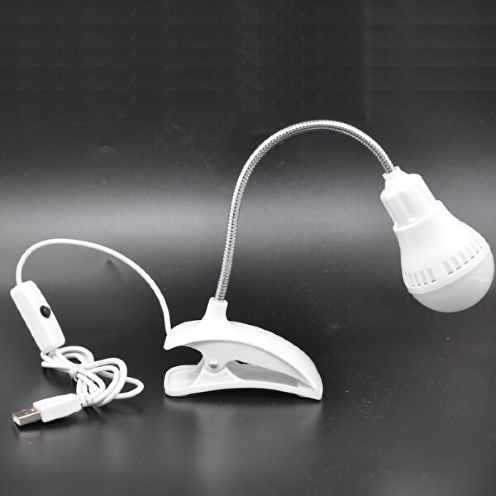 Depposite Mandallı LED Masa Lambası Bükülebilir Ders Çalışma Işığı Lambası 31X9X4 cm - Siyah Masa Lambası Fiyatı
