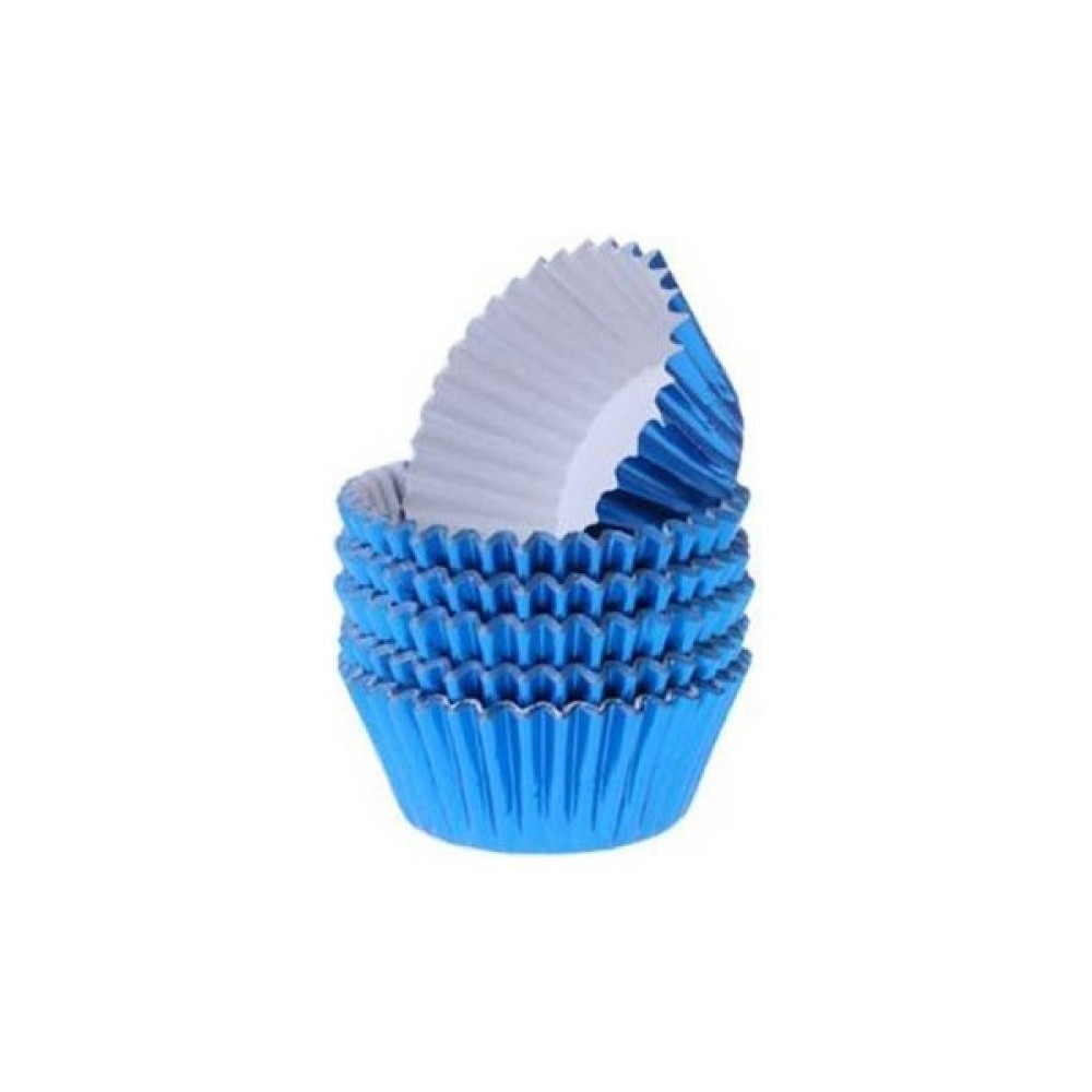 Depposite Metalik Folyo Cupcake Kalıbı Muffin Pet Kapsül No:3 - 150 Adet Saks Mavi 3.5 cm Oto Boyaları Fiyatı