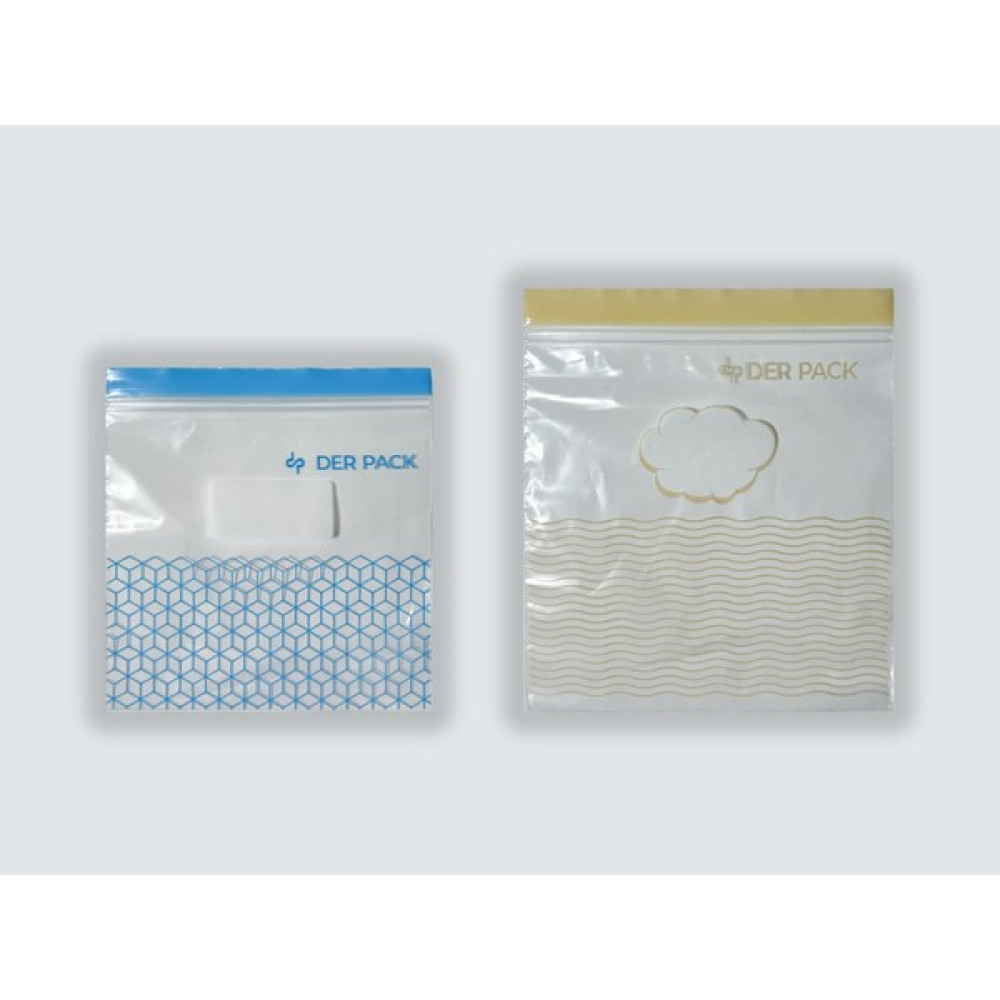 Der Pack Çift Kilitli Buzdolabı Poşeti 50'li ( 25X0.4 Lt ve 25X1 Lt) Buzdolabı Poşeti Fiyatı