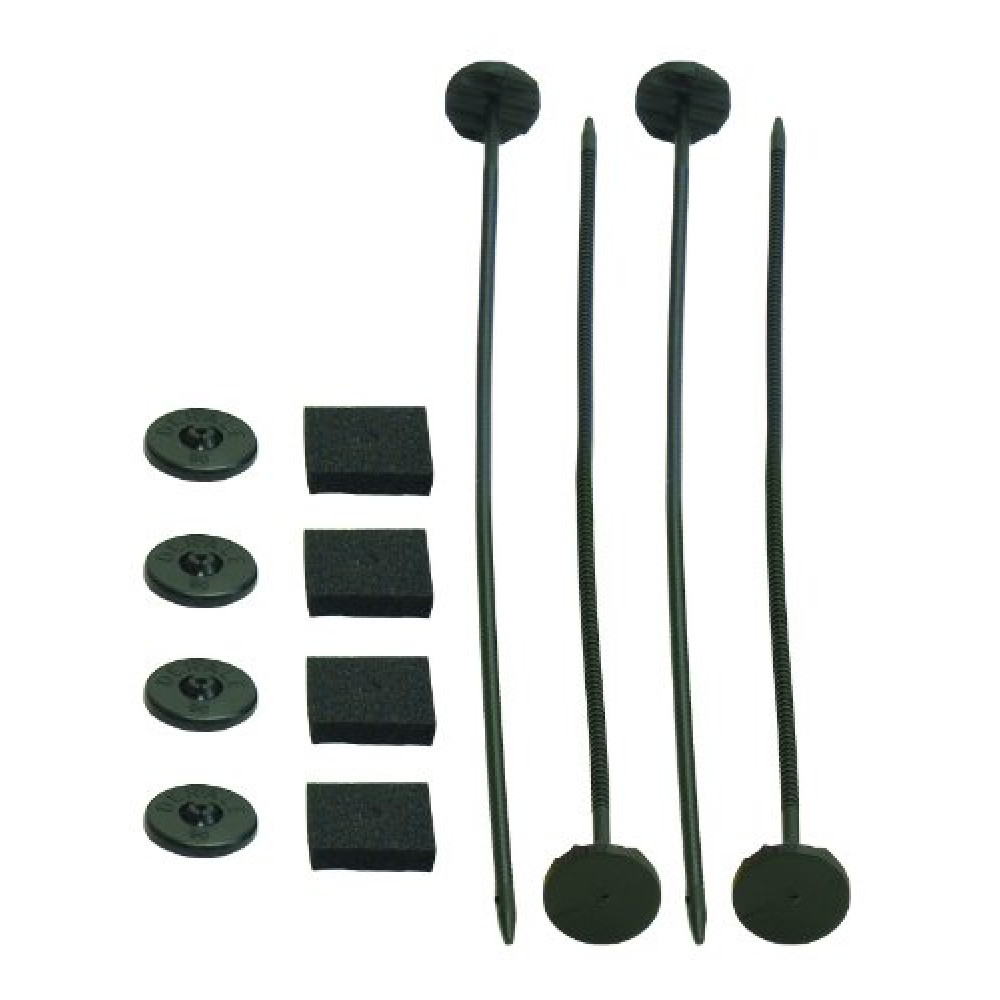 Derale 13001 Insta-Mount Rods/Pads-Plastic Nylon Cooler Mounting Kit