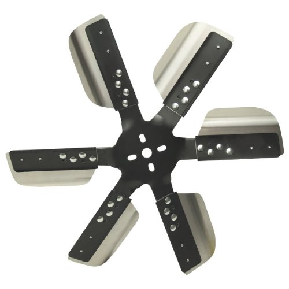 Derale 17018 Heavy Duty Fan Blade Series 1000 18" Stainless Steel Flex Fan Standard Rotation