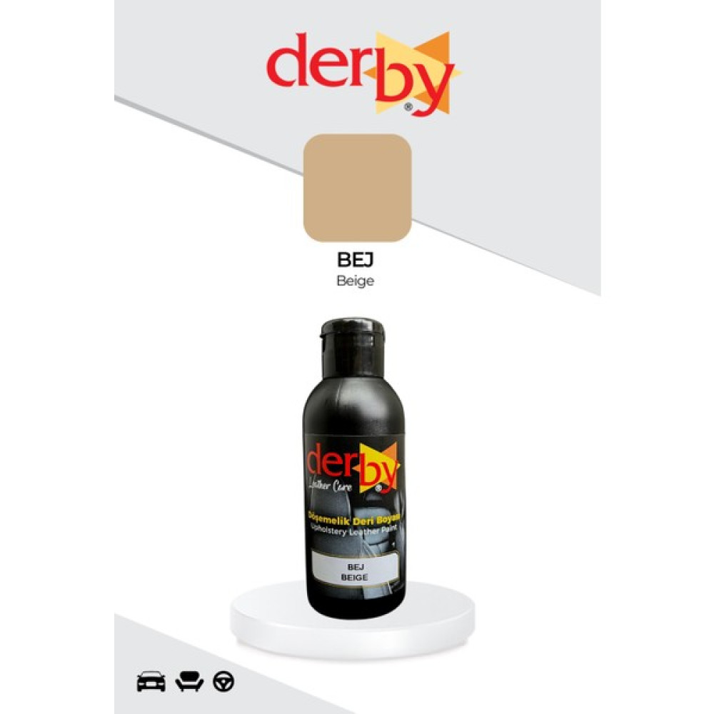 Derby Deri Döşeme ve Direksiyon Boyası - Derby Oto Boyası, Deri Koltuk Boyası - Bej Oto Boyaları Fiyatı